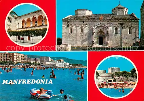 AK / Ansichtskarte Manfredonia Castello Spiaggia Manfredonia