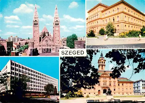 AK / Ansichtskarte Szeged Teilansichten Innenstadt Gebaeude Szeged