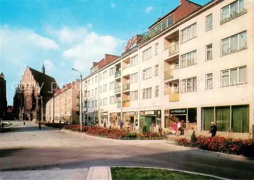 AK / Ansichtskarte Nysa Marktplatz Kirche St. Jakob Nysa
