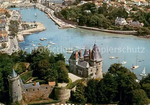 AK / Ansichtskarte Pornic Vue aerienne sur le chateau et le port Pornic