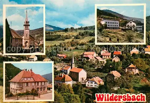 AK / Ansichtskarte Wildersbach Eglise Mairie Colonie de vacances Wildersbach