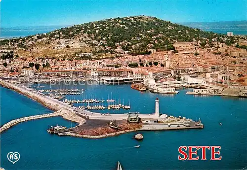 AK / Ansichtskarte Sete_Cette Vue aerienne 