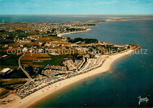 AK / Ansichtskarte Saint Pierre Quiberon Camping du petit Rohu vue aerienne Saint Pierre Quiberon