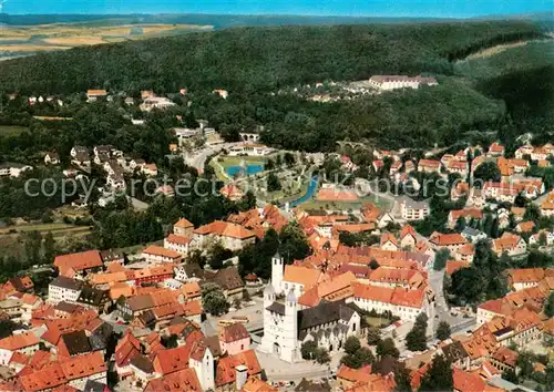 AK / Ansichtskarte Bad_Gandersheim Solbad Fliegeraufnahme Bad_Gandersheim