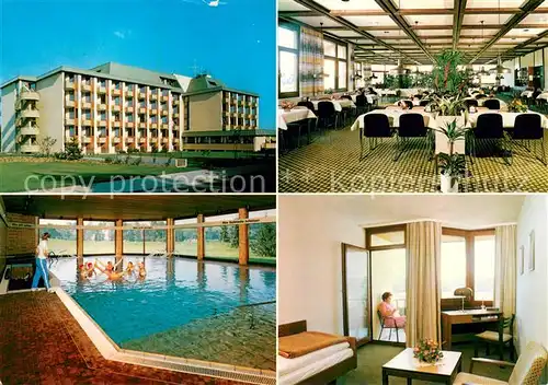 AK / Ansichtskarte Bad_Krozingen Breisgau Klinik Speisesaal Hallenbad Patientenzimmer Bad_Krozingen