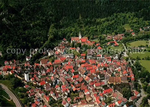 AK / Ansichtskarte Blaubeuren Erholungsort Fliegeraufnahme Blaubeuren