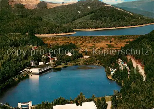 AK / Ansichtskarte Osterode_Harz Soesetalsperre Stausee Fliegeraufnahme Osterode_Harz