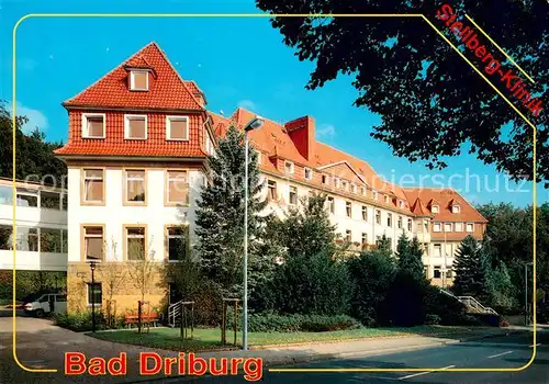 AK / Ansichtskarte Bad_Driburg Kurklinik Stellberg Bad_Driburg