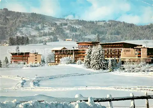 AK / Ansichtskarte Sonthofen_Oberallgaeu Kurhotels Sonnenalp Haus am Birkenmoor Allgaeuer Alpen Winterlandschaft Sonthofen Oberallgaeu