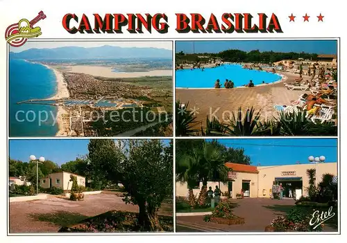 AK / Ansichtskarte Canet_Plage Camping Caravaning International Le Brasilia Canet_Plage