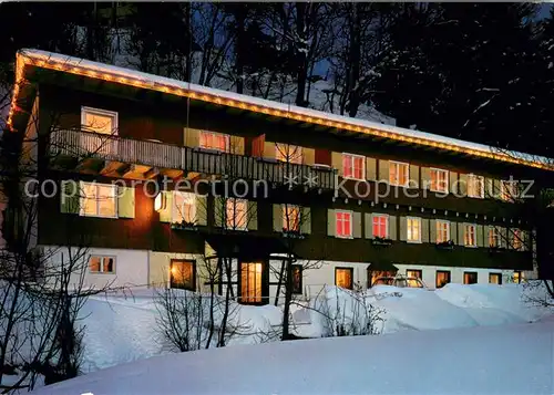 AK / Ansichtskarte Kranzegg Hotel Haus am Wildbach Kranzegg