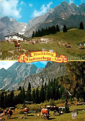 AK / Ansichtskarte Muehlbach_Hochkoenig Windrauchegg Alm Muehlbach Hochkoenig