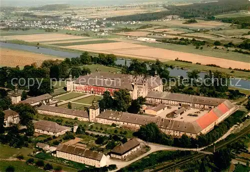 AK / Ansichtskarte Hoexter_Weser Schloss Corvey ehem Reichsabtei Fliegeraufnahme Hoexter Weser