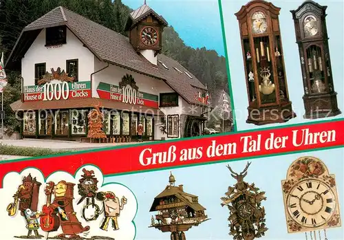 AK / Ansichtskarte Gremmelsbach Haus der 1000 Uhren Gremmelsbach