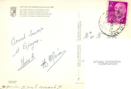 AK / Ansichtskarte San_Feliu_de_Guixols Vue d ensemble San_Feliu_de_Guixols