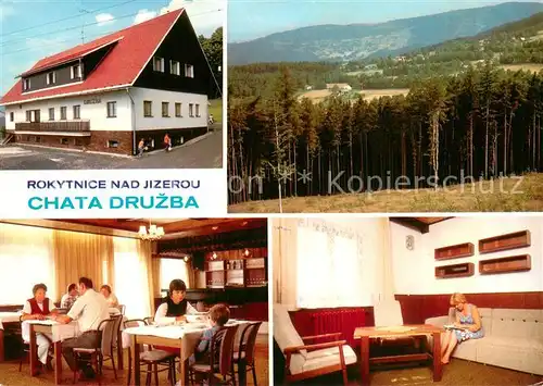 AK / Ansichtskarte Slivna_Litija_Slovenia Chata Druzba Gaststube Zimmer Panorama 