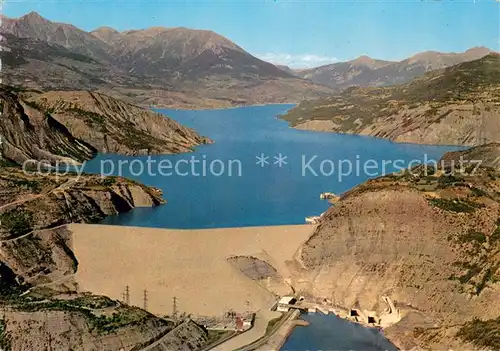 AK / Ansichtskarte Serre_Poncon Barrage et Lac Vue aerienne Serre Poncon