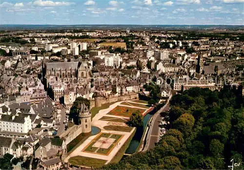 AK / Ansichtskarte Vannes_56 Les jardins et les remparts Vue aerienne 