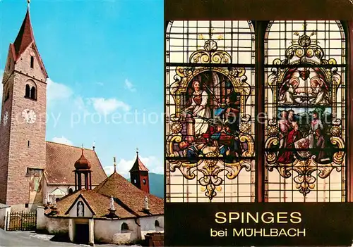 AK / Ansichtskarte Spinges Pfarrkirche mit Wallfahrtskapelle Spinges