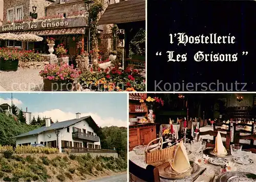 AK / Ansichtskarte Custinne Hostellerie Les Grisons Restaurant 