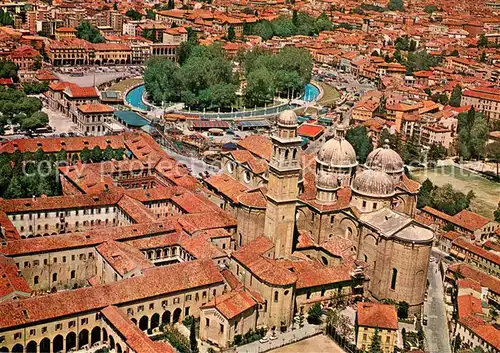 AK / Ansichtskarte Padova Basilica di Santa Giustina e Prato della Valle veduta aerea Padova