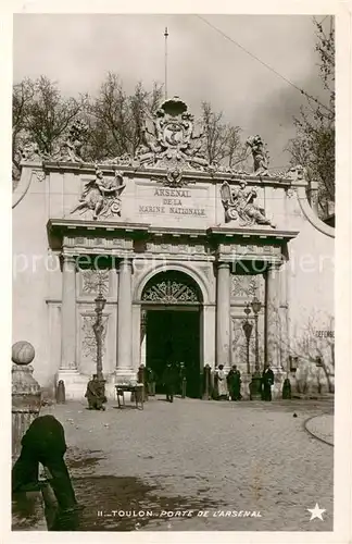 AK / Ansichtskarte Toulon_Var Porte de l Arsenal Toulon_Var