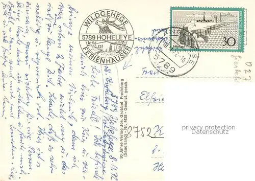 AK / Ansichtskarte Hoheleye Fliegeraufnahme Hoheleye