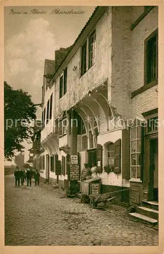 AK / Ansichtskarte Zons_Rhein Rheinstrasse 
