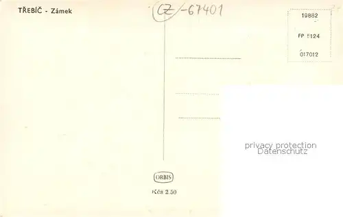 AK / Ansichtskarte Trebic_Trebitsch Zamek 