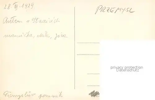 AK / Ansichtskarte Przemysl Monument Przemysl