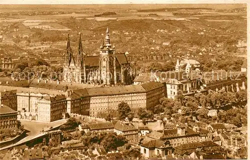 AK / Ansichtskarte Prag__Prahy_Prague Hradschin 