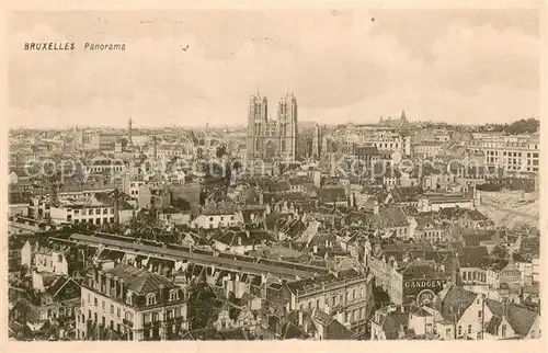 AK / Ansichtskarte Bruxelles_Bruessel Panorama Bruxelles_Bruessel