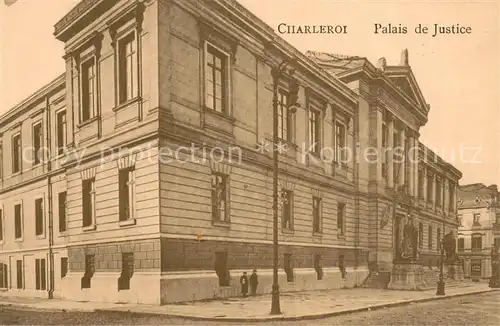 AK / Ansichtskarte Charlerois Palais de Justice Charlerois