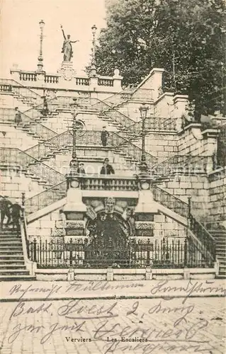 AK / Ansichtskarte Verviers_Liege_Wallonie Les Escaliers Verviers_Liege_Wallonie