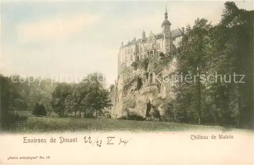 AK / Ansichtskarte Dinant_Wallonie Chateau de Walzin Dinant Wallonie