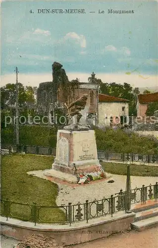 AK / Ansichtskarte Dun sur Meuse Monument Dun sur Meuse