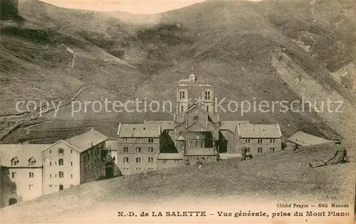 AK / Ansichtskarte La_Salette Fallavaux Sanctuaire Notre Dame de la Salette vue prise du Mont Plano La_Salette Fallavaux