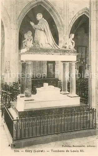 AK / Ansichtskarte Clery Saint Andre Tombeau de Louis XI Clery Saint Andre