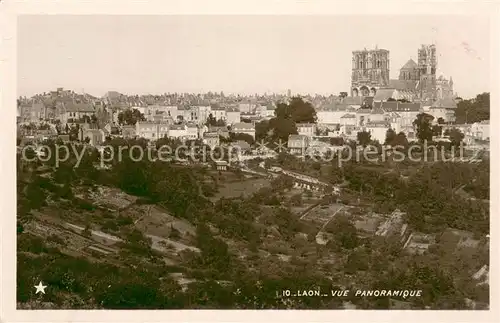 AK / Ansichtskarte Laon_Aisne Vue panoramique Laon_Aisne