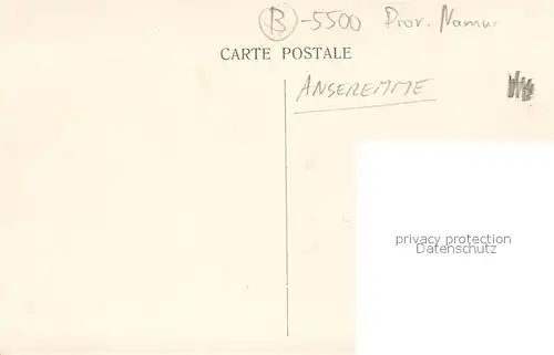 AK / Ansichtskarte Anseremme Le Pont d Anseremme Anseremme