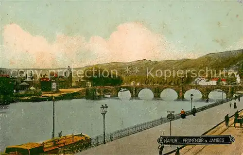 AK / Ansichtskarte Namur_sur_Meuse Promenoir et Jambes Namur_sur_Meuse