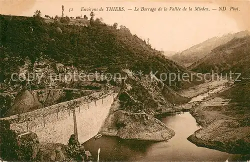 AK / Ansichtskarte Thiers_63 Barrage de la Vallee de la Miodex 