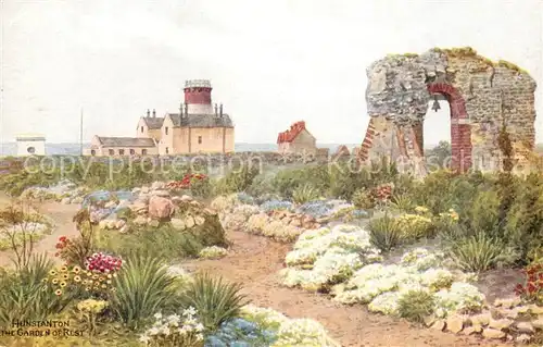 AK / Ansichtskarte Hunstanton Garden of Rest Painting Kuenstlerkarte 