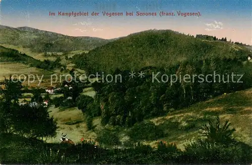 AK / Ansichtskarte Senones_Vosges Kampfgebiet der Vogesen 1. Weltkrieg Senones Vosges