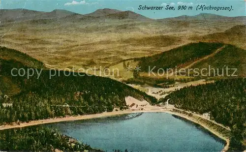AK / Ansichtskarte Schwarzer_See_Vogesen_Lac_Noir_68 Panorama 
