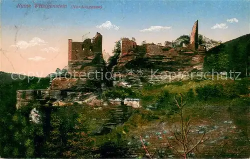 AK / Ansichtskarte Wasigenstein_Ruine_Vosges Burgruine Vogesen 