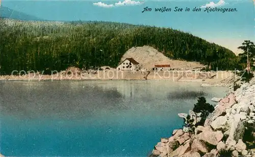 AK / Ansichtskarte Weisser_See_Elsass_Lac_Blanc in den Hochvogesen 