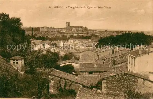 AK / Ansichtskarte Verdun_Meuse Vue generale du Quartier Saint Victor Verdun Meuse
