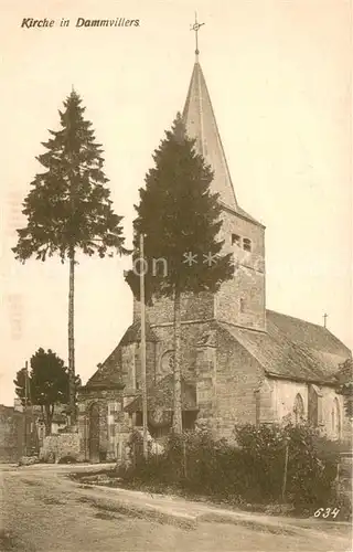 AK / Ansichtskarte Dammvillers Eglise Kirche Dammvillers
