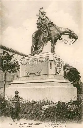 AK / Ansichtskarte Chalon sur Saone Monument de la Defense Chalon sur Saone